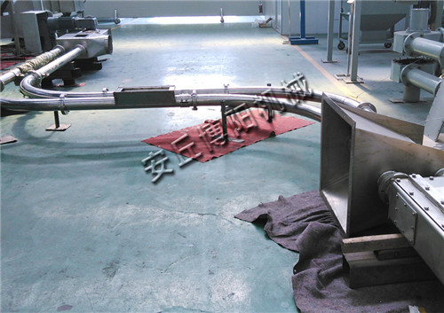 磷礦粉管鏈式輸送機如何正確安裝？