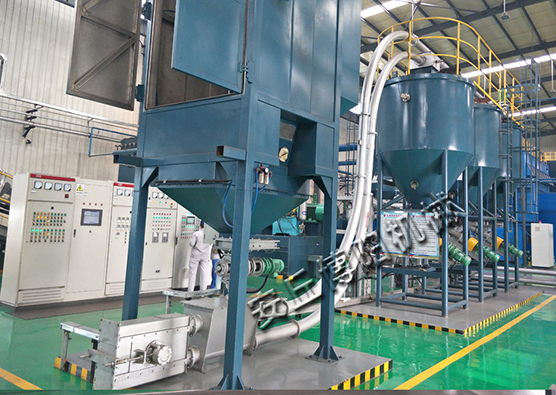 鈣粉輸送就選管鏈提升機(jī)，密閉無(wú)揚(yáng)塵