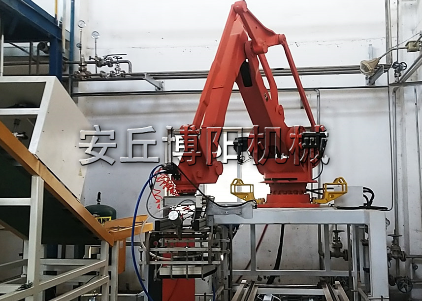 50kg尿素自動拆包機(jī)器人的作業(yè)進(jìn)程是什么？