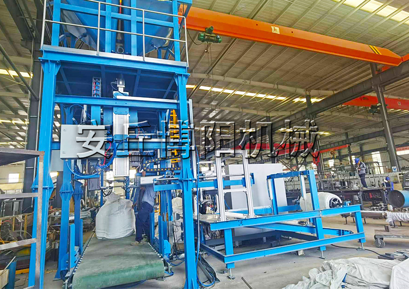 碳酸鈣粉全自動噸袋包裝機的工作流程工作流程是什么？