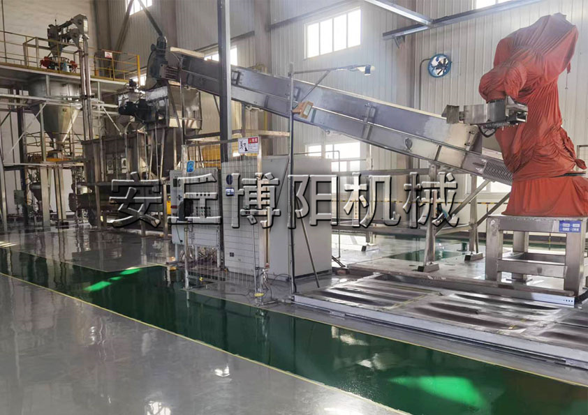 片堿全自動拆包機(jī)器人可實現(xiàn)全天不停歇作業(yè)