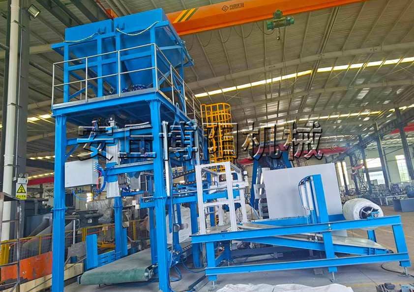 保溫料全自動噸袋包裝機(jī)實現(xiàn)連續(xù)快速包裝作業(yè)