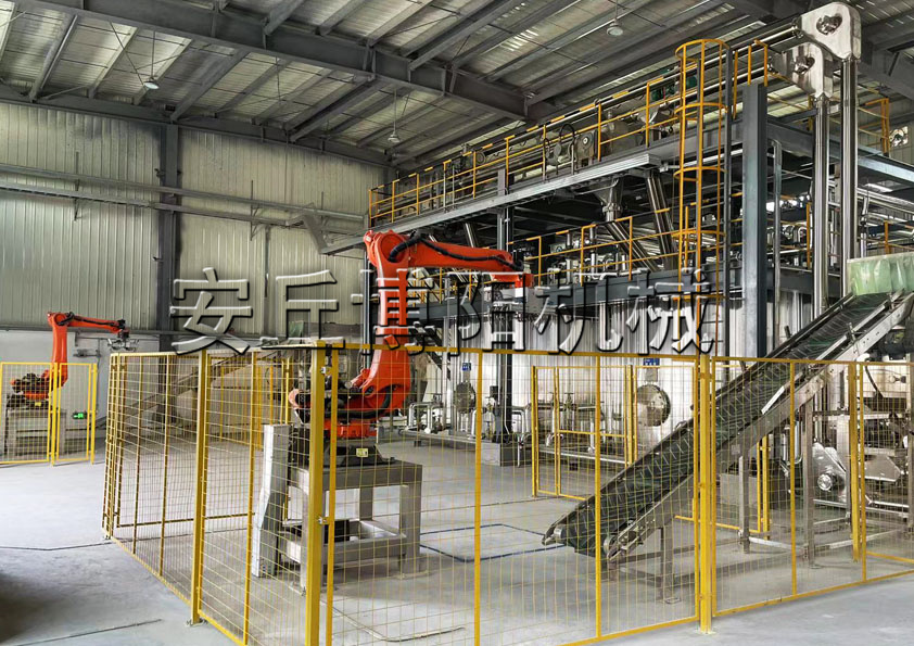 片堿全自動(dòng)拆包機(jī)械手的工作流程是什么？