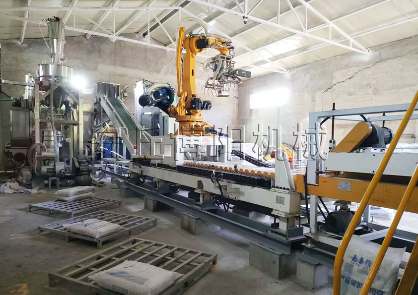 碳酸氫銨全自動拆包機械手 全自動拆包機器人的產(chǎn)品特點