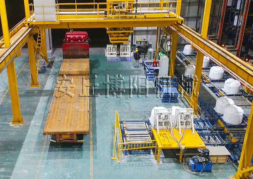 氯酸鈉全自動噸袋裝車機主要機構(gòu)和工作流程是什么？