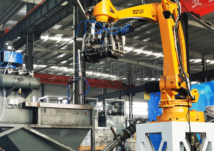 硫磺顆粒自動拆包機械手的核心組成和工作流程是什么？