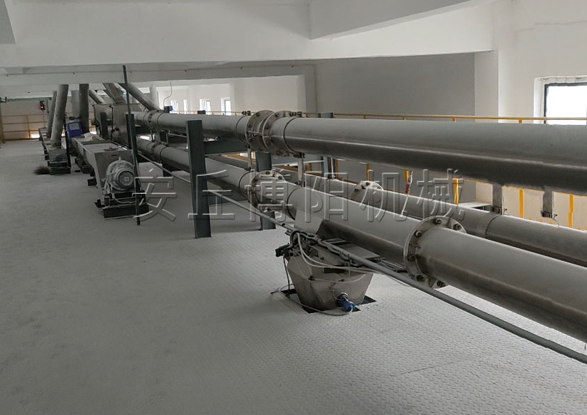 氯化鉀管鏈輸送機(jī)優(yōu)勢特點(diǎn) 管鏈?zhǔn)椒垠w輸送機(jī)概述